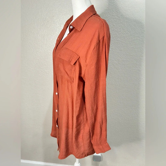 NWOT Button down casual cover up - Picture 3 of 7